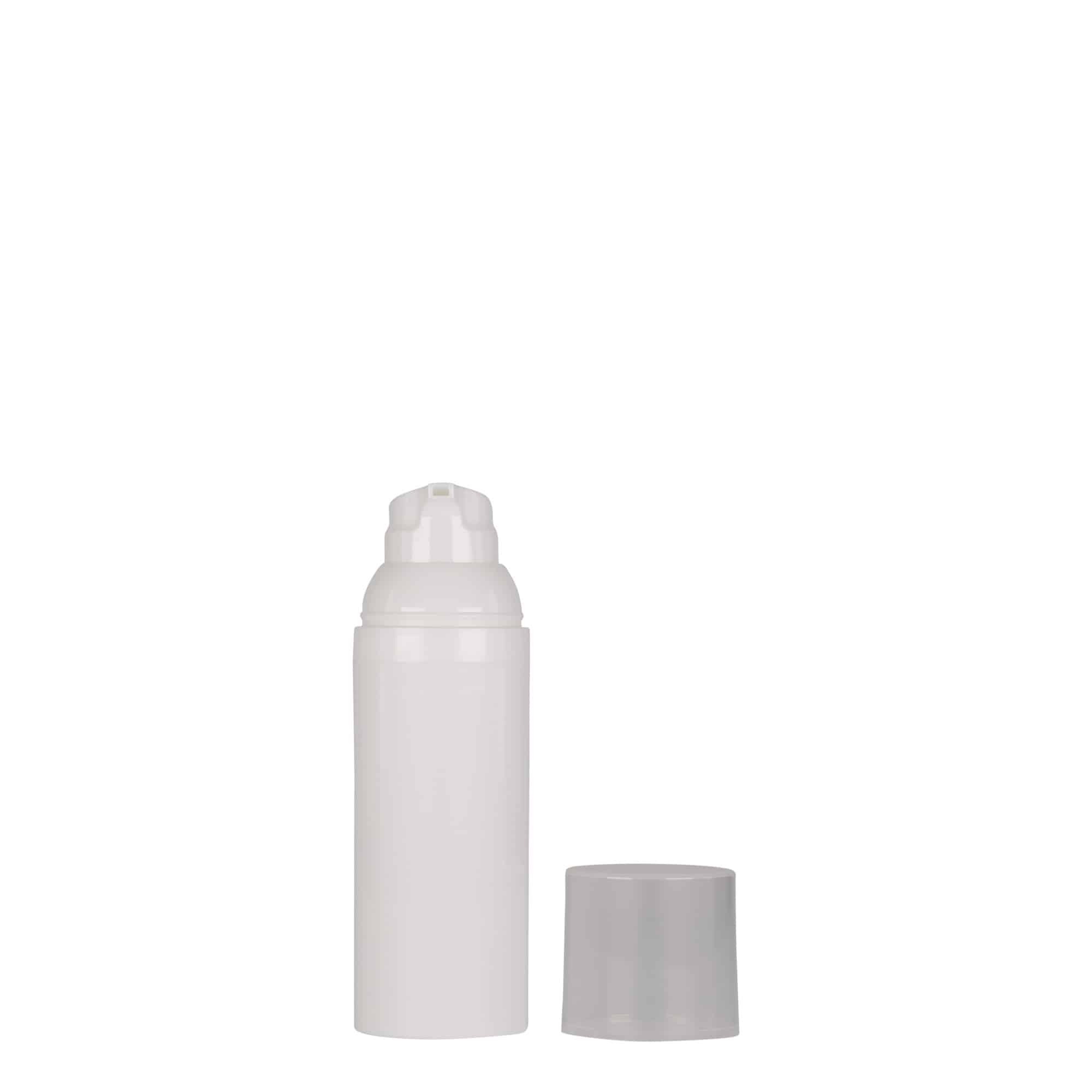 50 ml Airless Dispenser tipa pudele 'Mezzo', PP plastmasas, balta