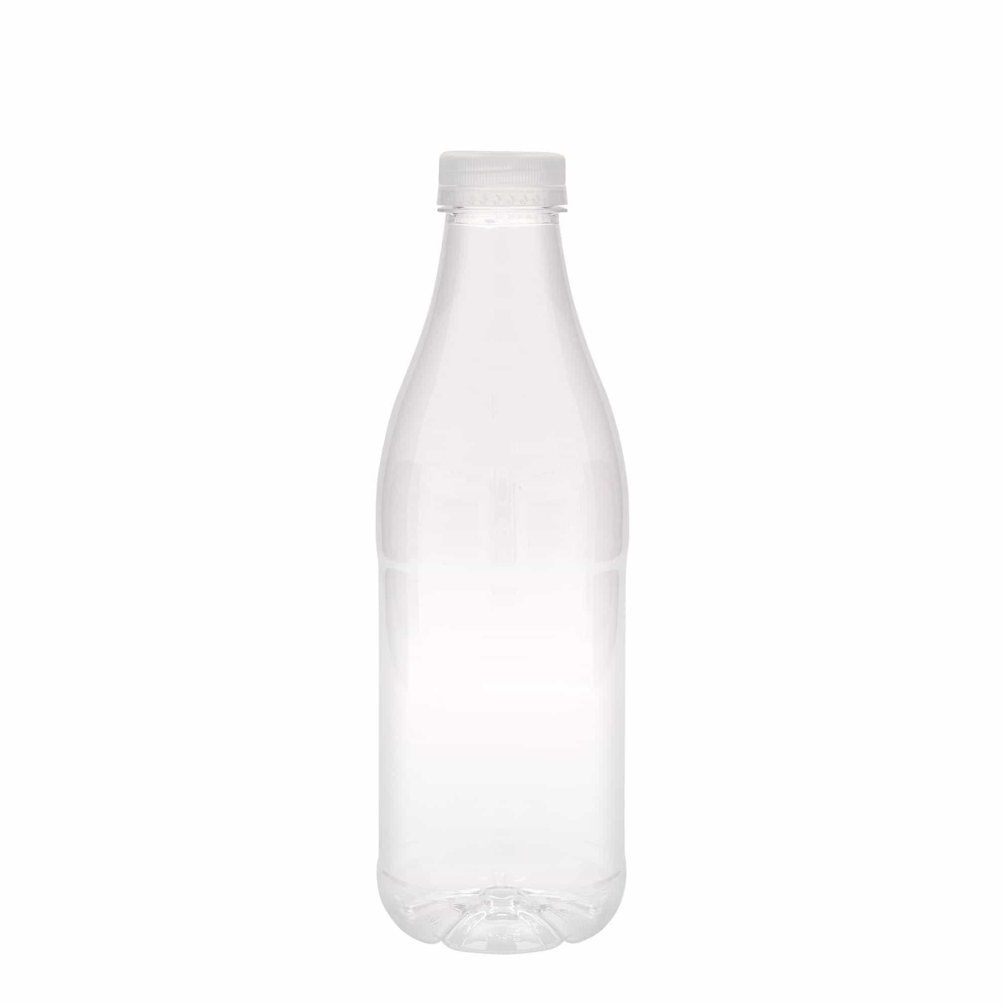 1000 ml PET pudele 'Milk and Juice', plastmasas, aizdare: 38 mm