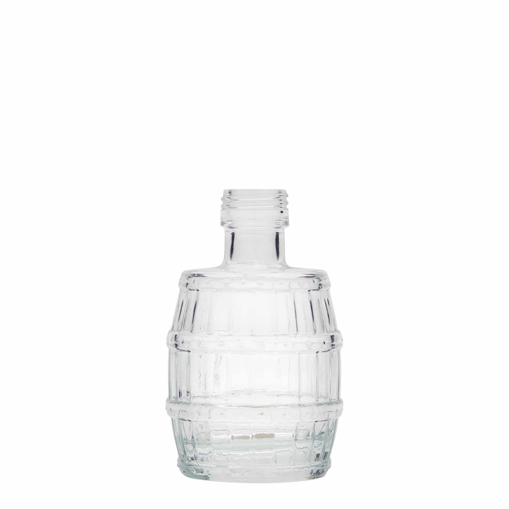 100 ml stikla pudele 'Muca', aizdare: PP 24