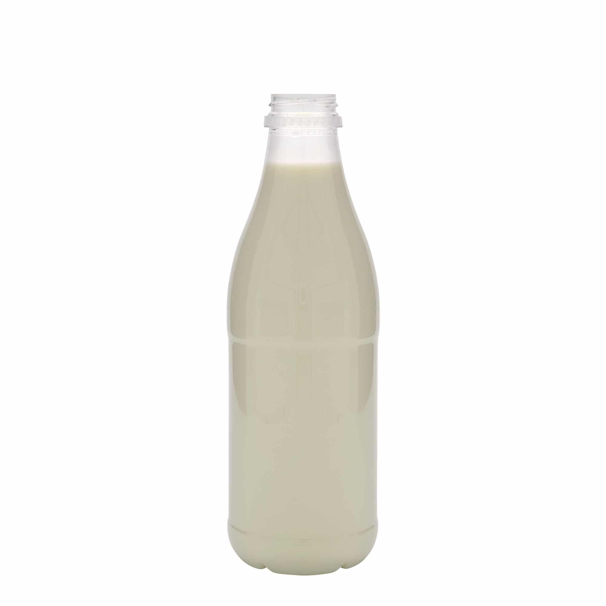 1000 ml PET pudele 'Milk and Juice', plastmasas, aizdare: 38 mm