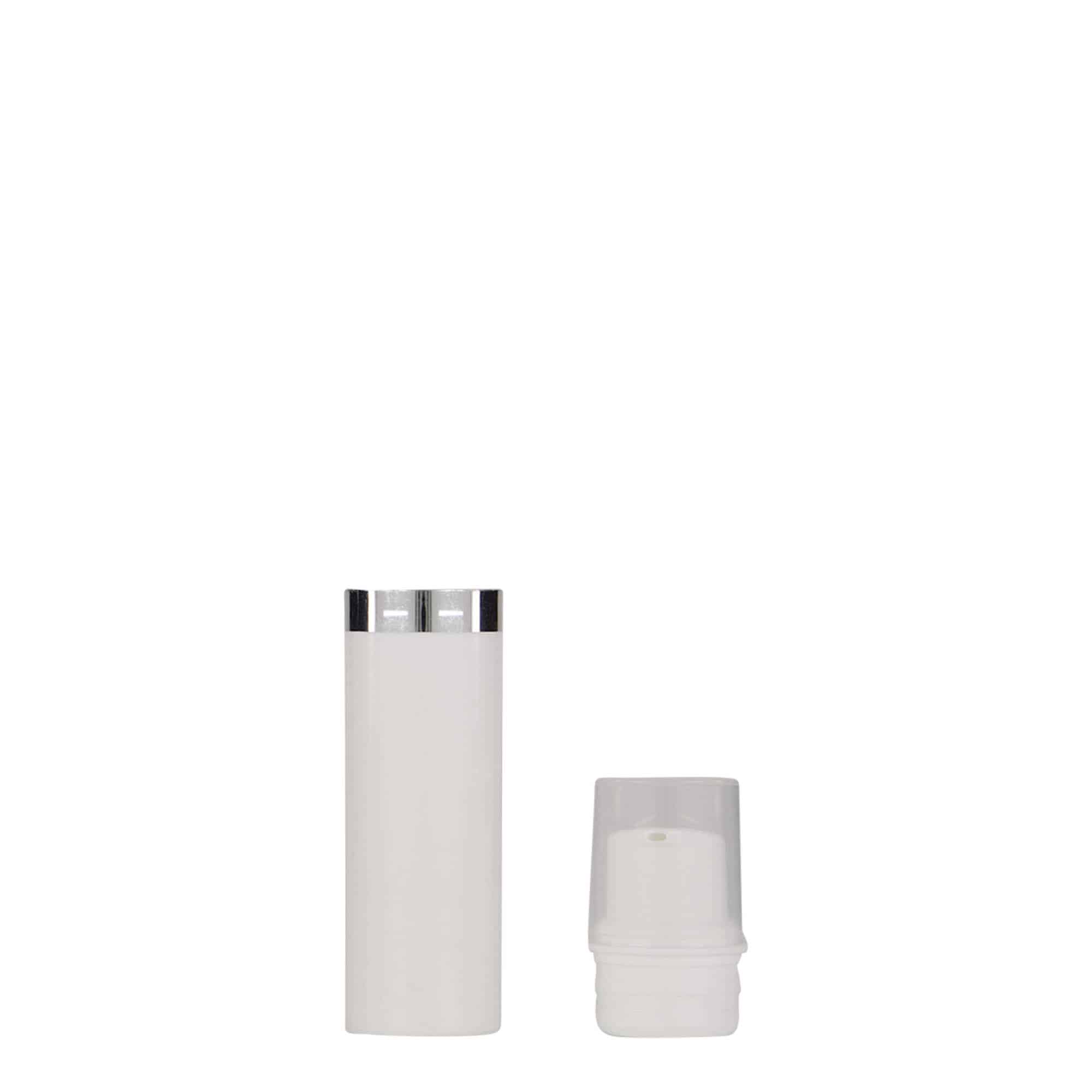 10 ml Airless Dispenser tipa pudele 'Nano', PP plastmasas, balta