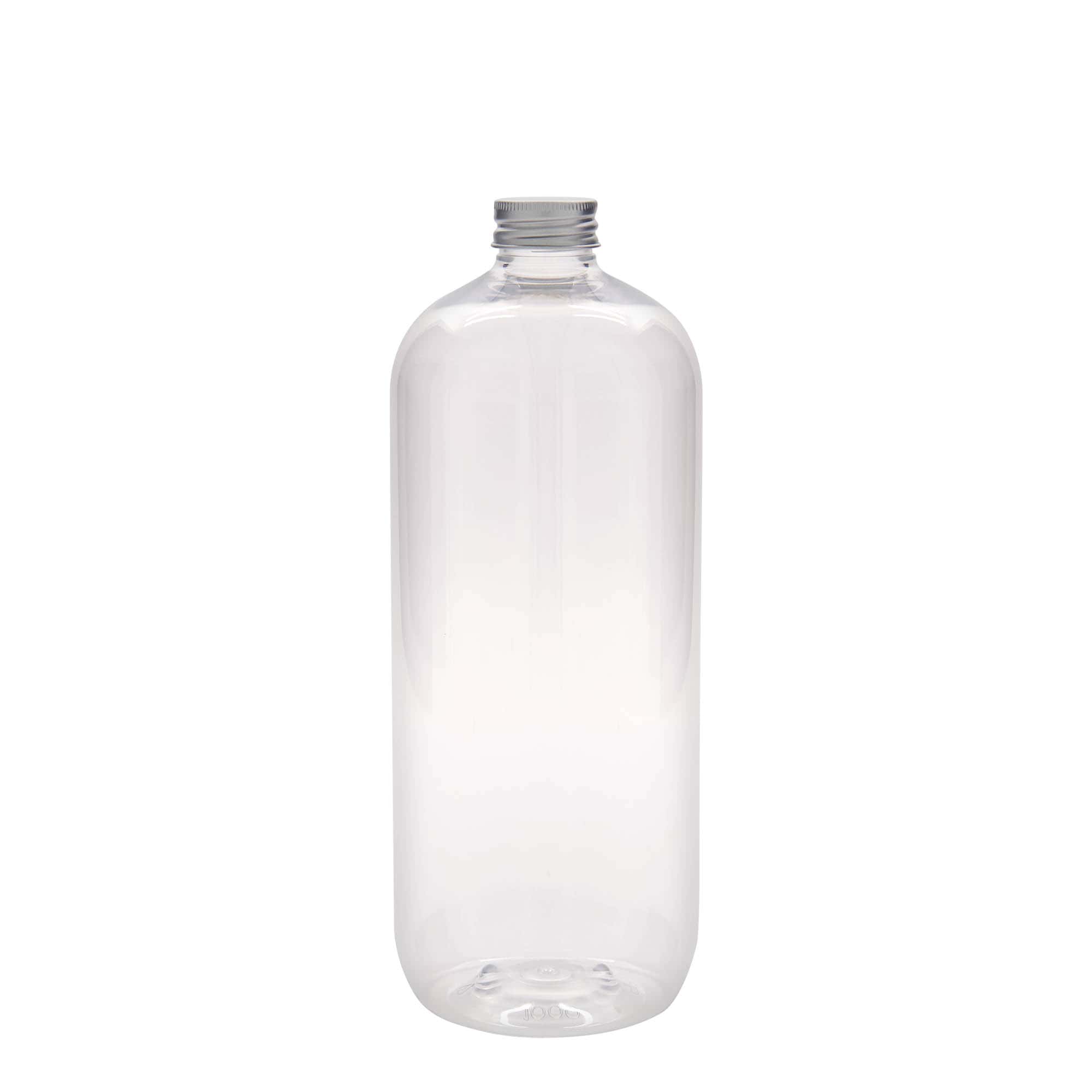 1000 ml PET pudele 'Boston', plastmasas, aizdare: GPI 28/410