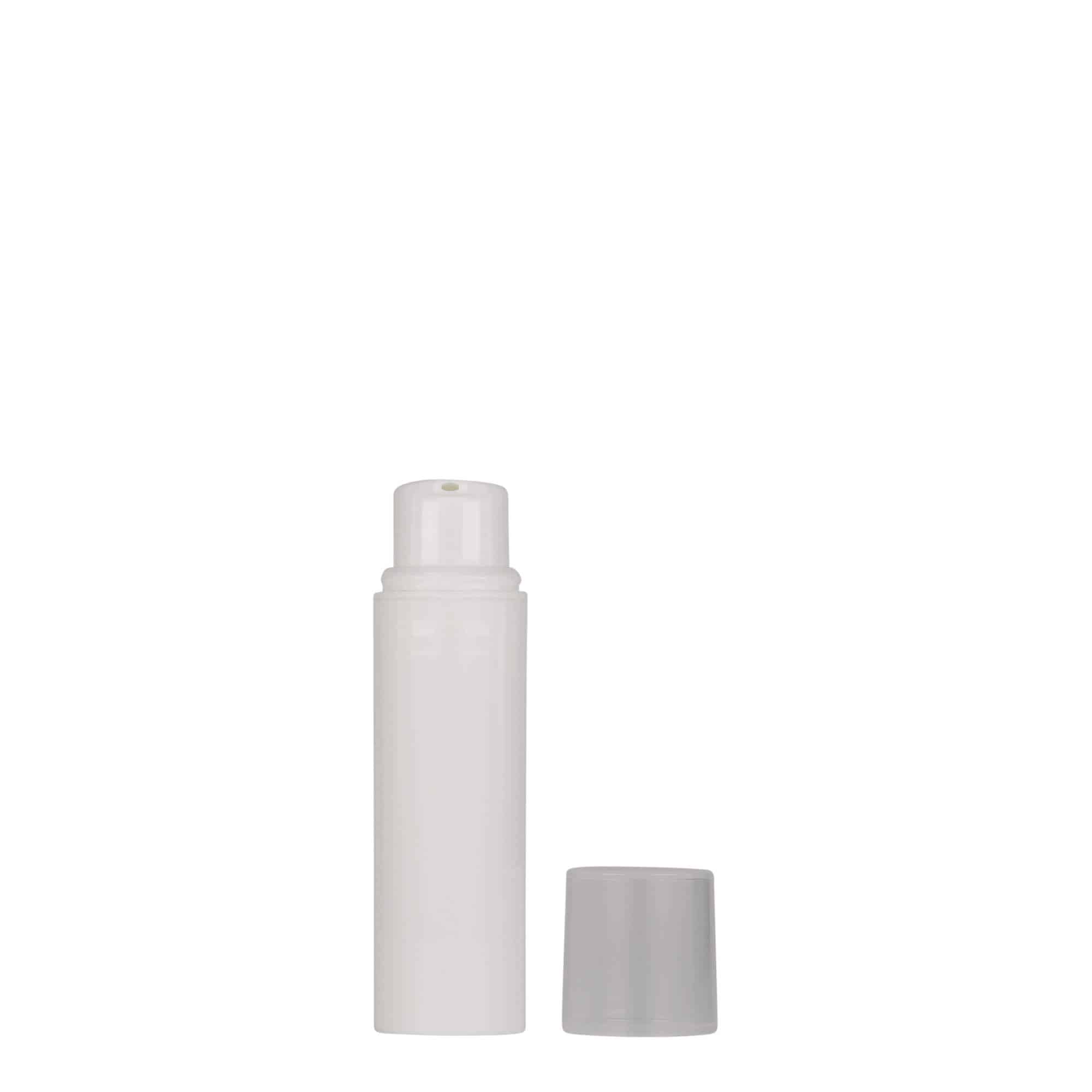 10 ml Airless Dispenser tipa pudele 'Nano', PP plastmasas, balta