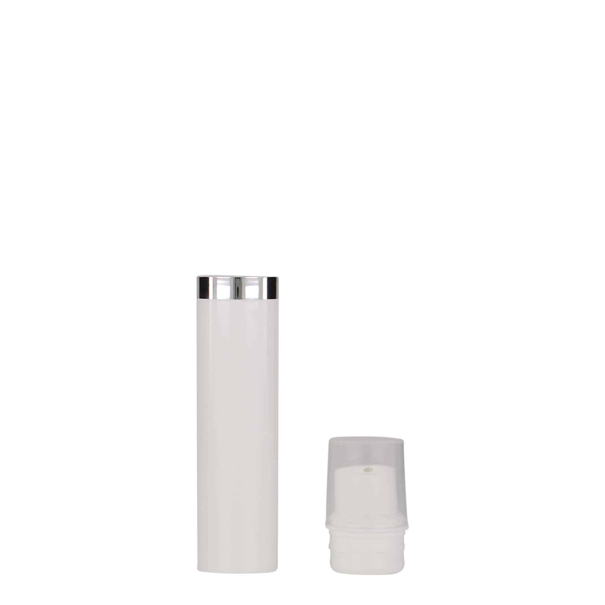 15 ml Airless Dispenser tipa pudele 'Nano', PP plastmasas, balta