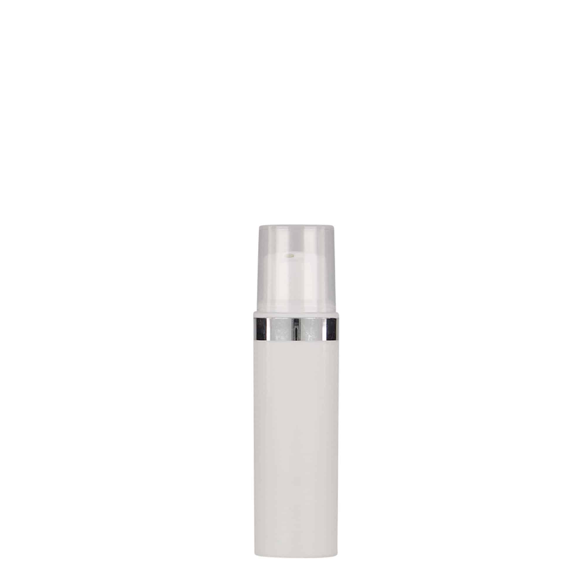 10 ml Airless Dispenser tipa pudele 'Nano', PP plastmasas, balta