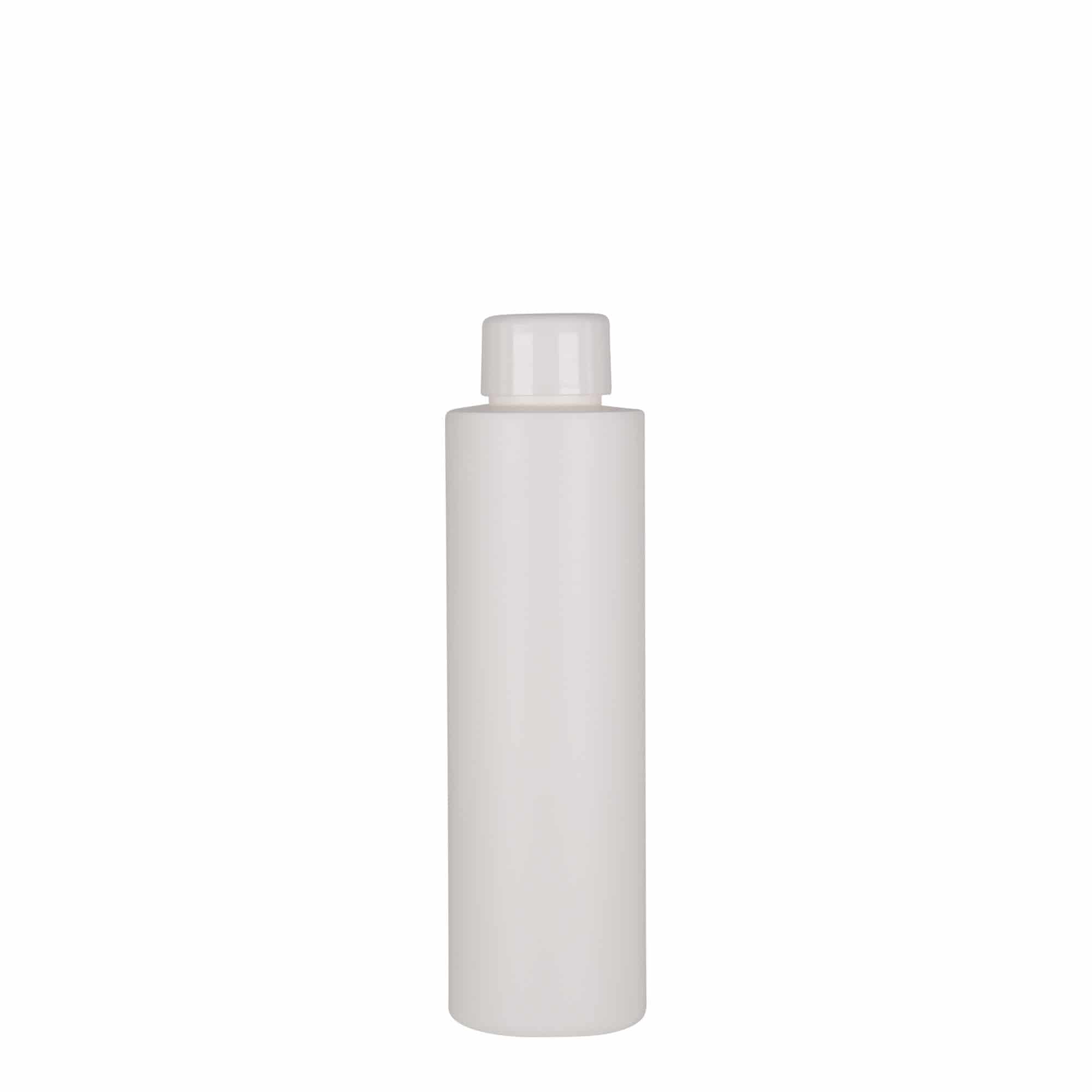 150 ml plastmasas pudele 'Pipe', HDPE, balta, aizdare: GPI 24/410