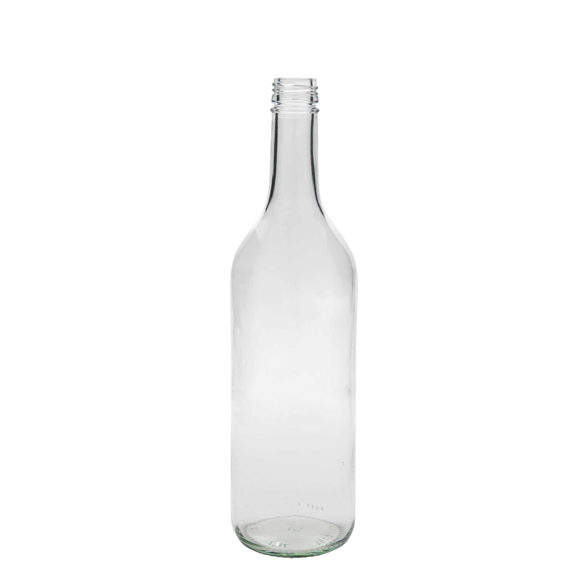 750 ml stikla pudele 'Bordeaux', aizdare: PP 28