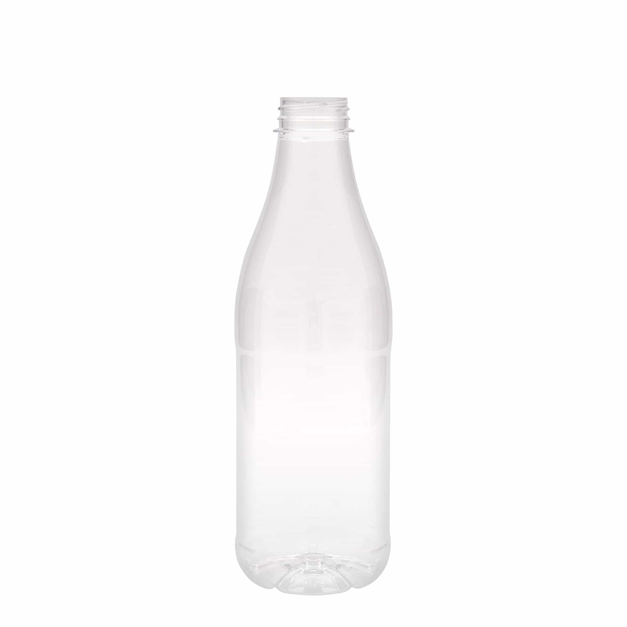 1000 ml PET pudele 'Milk and Juice', plastmasas, aizdare: 38 mm