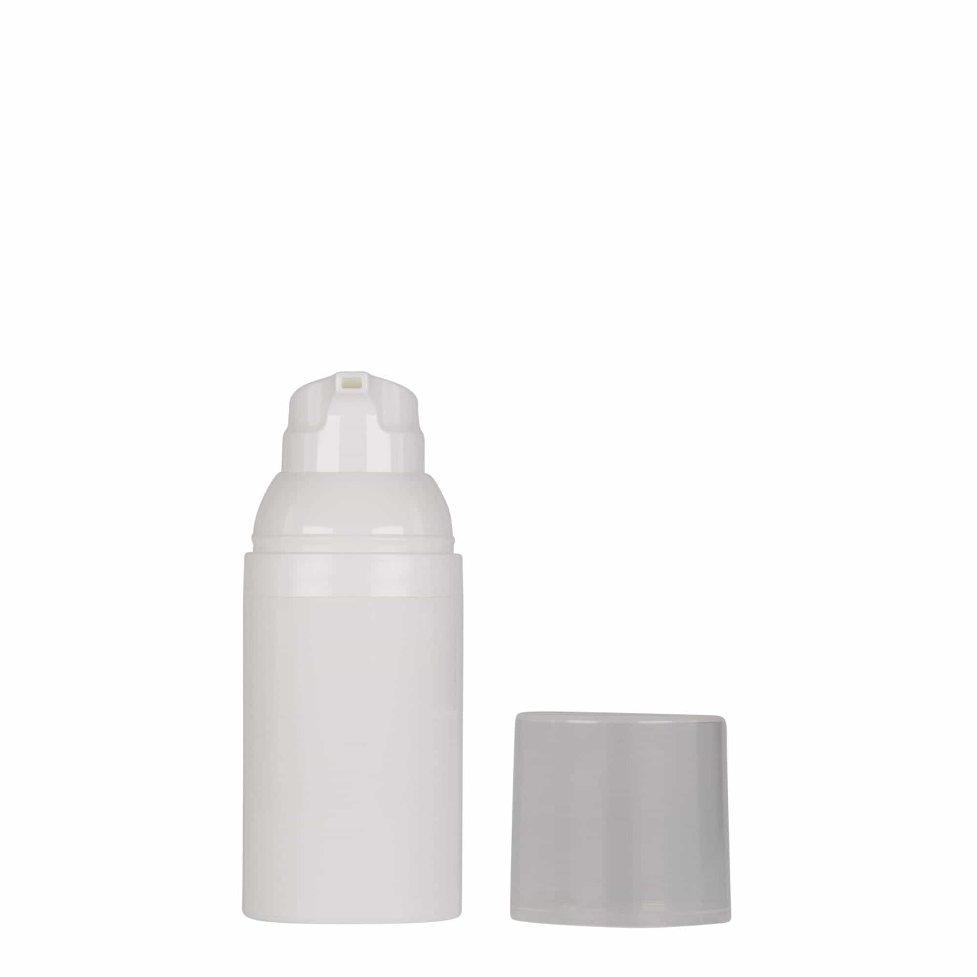 30 ml Airless Dispenser tipa pudele 'Mezzo', PP plastmasas, balta