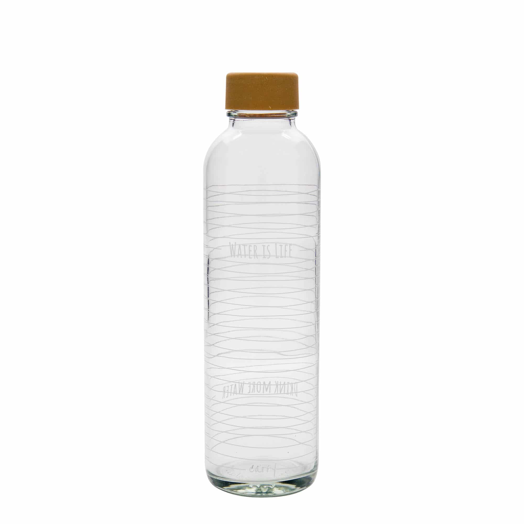 700 ml ūdens pudele CARRY Bottle, motīvs: Water is Life, aizdare: skrūvējams vāciņš