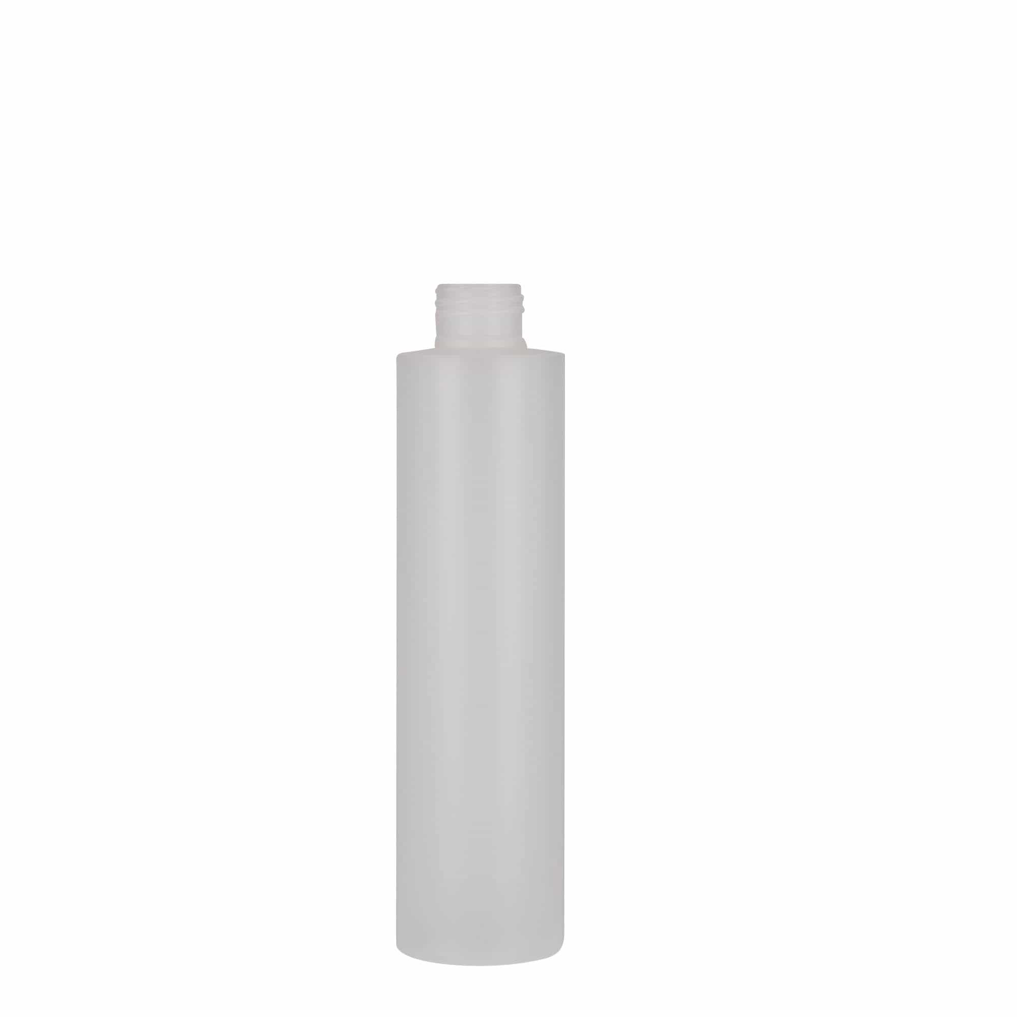 200 ml plastmasas pudele 'Pipe', HDPE, dabīga, aizdare: GPI 24/410