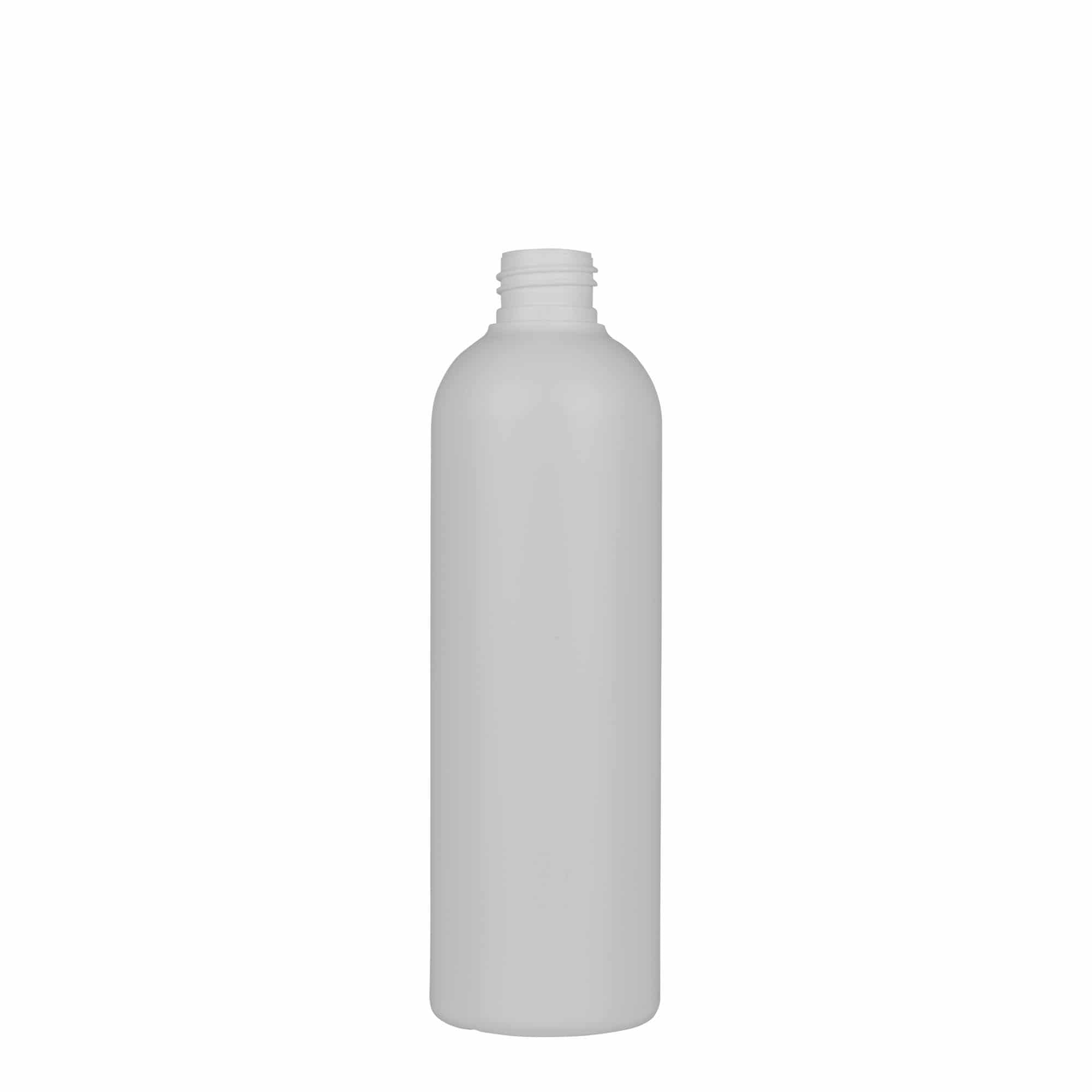 300 ml plastmasas pudele 'Tuffy', HDPE, balta, aizdare: GPI 24/410