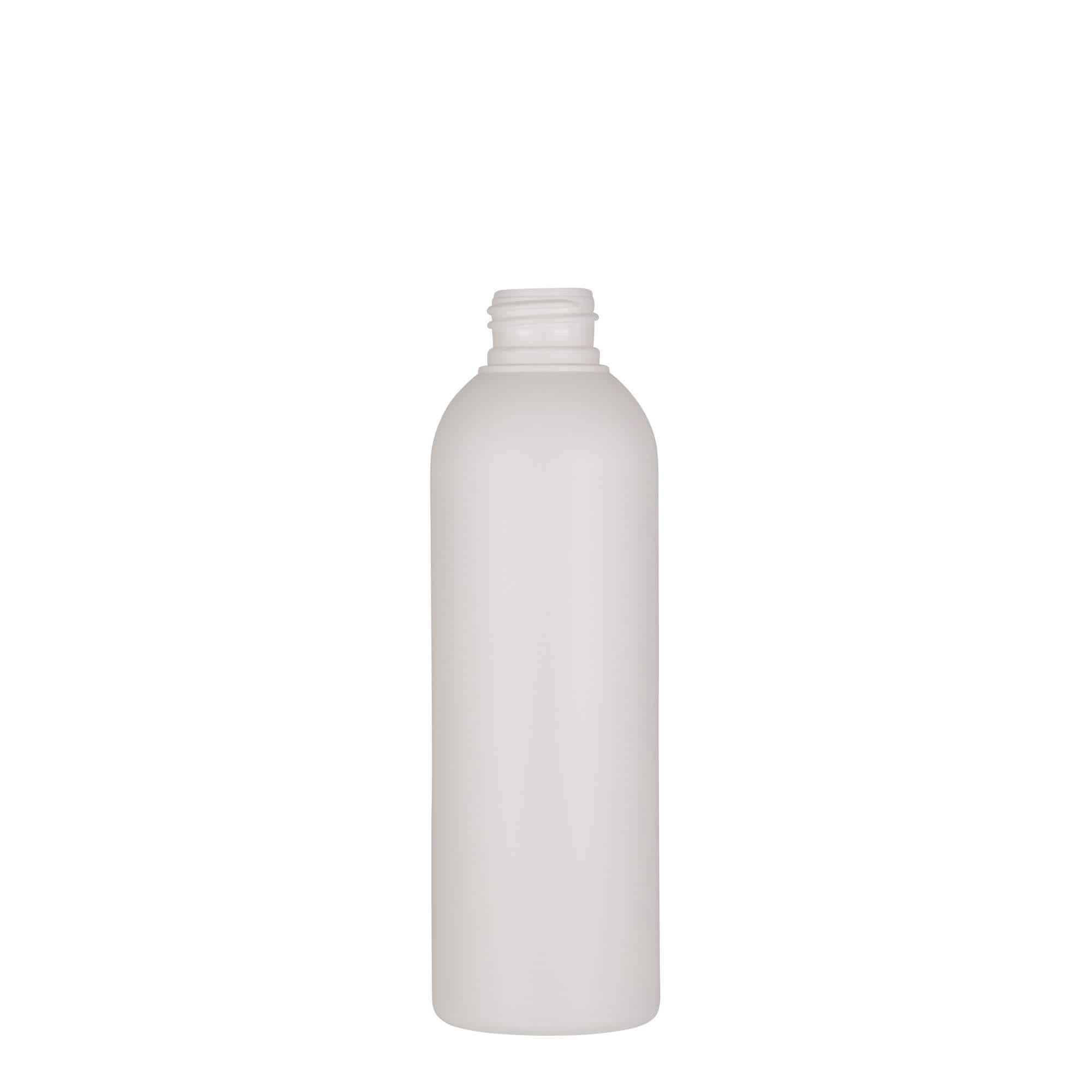 200 ml plastmasas pudele 'Tuffy', HDPE, balta, aizdare: GPI 24/410