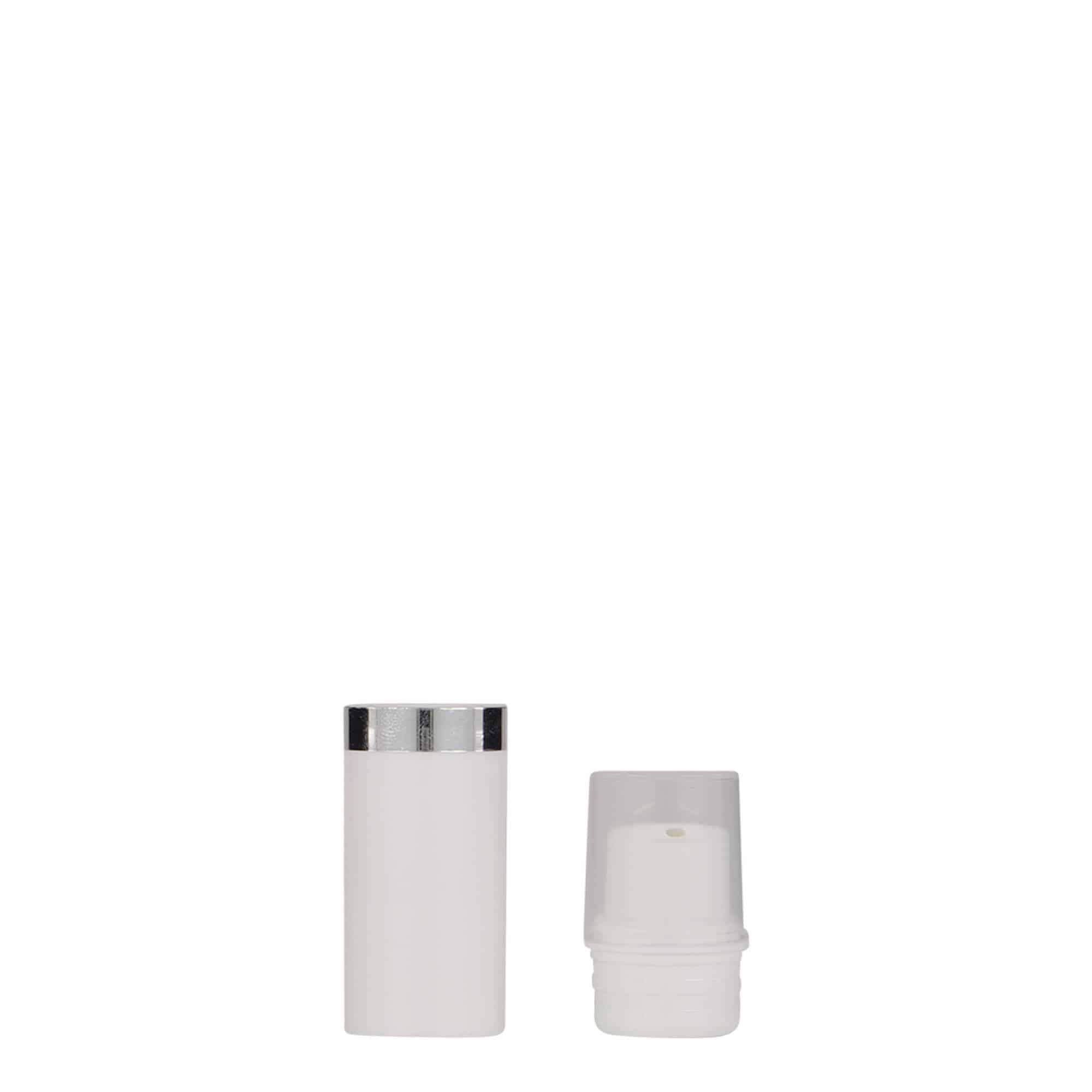 5 ml Airless Dispenser tipa pudele 'Nano', PP plastmasas, balta