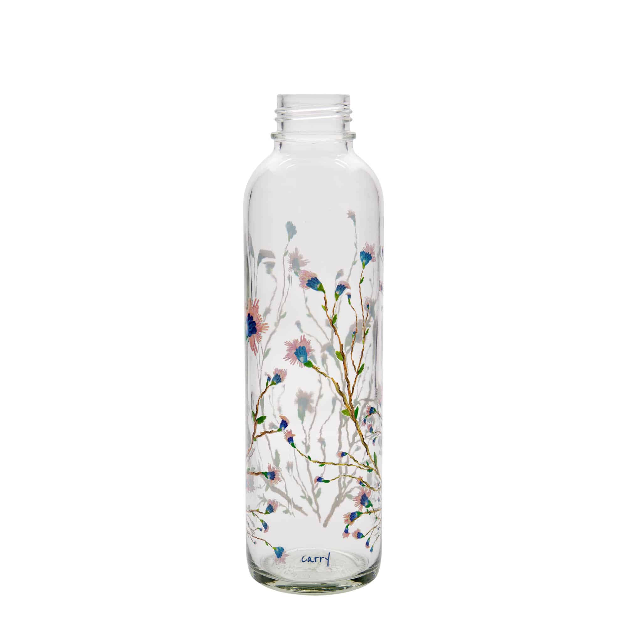 700 ml ūdens pudele CARRY Bottle, motīvs: Hanami, aizdare: skrūvējams vāciņš