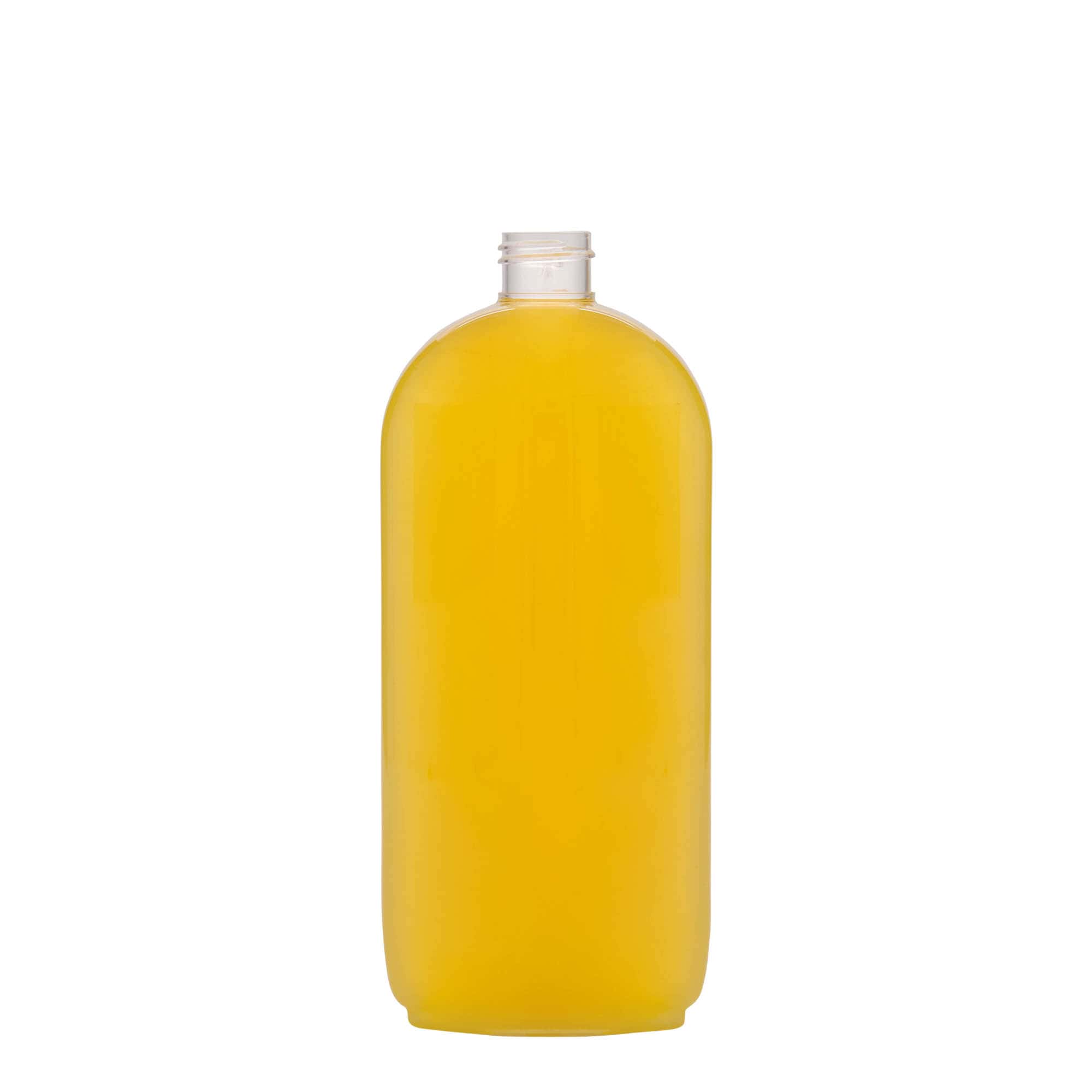 500 ml PET pudele 'Iris', ovāla, plastmasas, aizdare: GPI 24/410