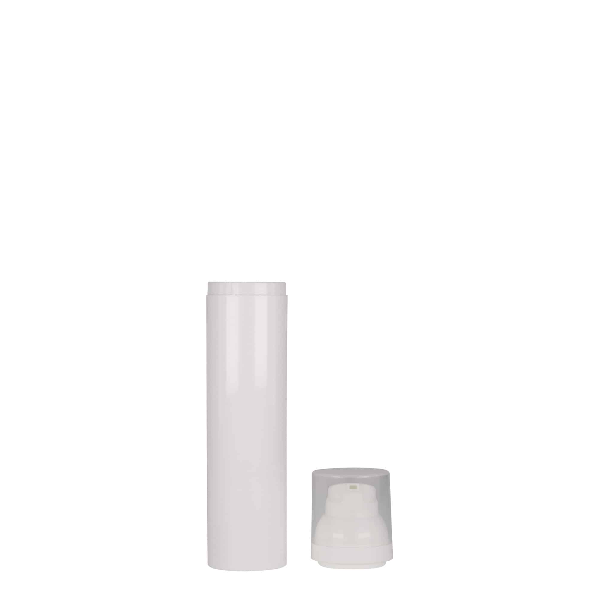 100 ml Airless Dispenser tipa pudele 'Mezzo', PP plastmasas, balta