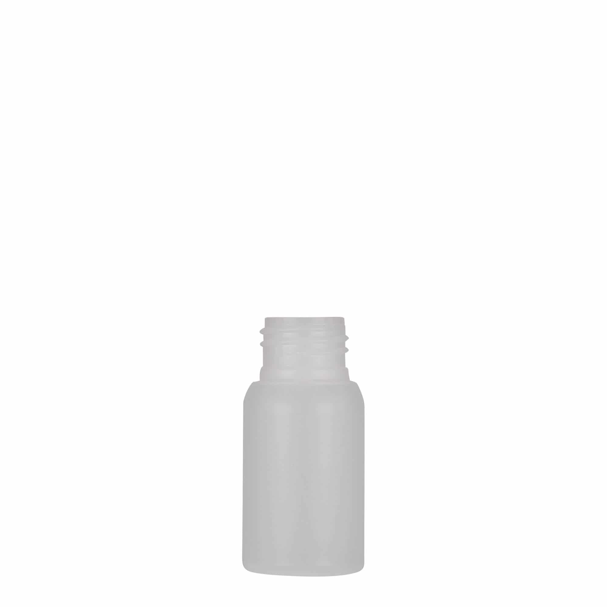 30 ml plastmasas pudele 'Tuffy', HDPE, dabīga, aizdare: GPI 24/410