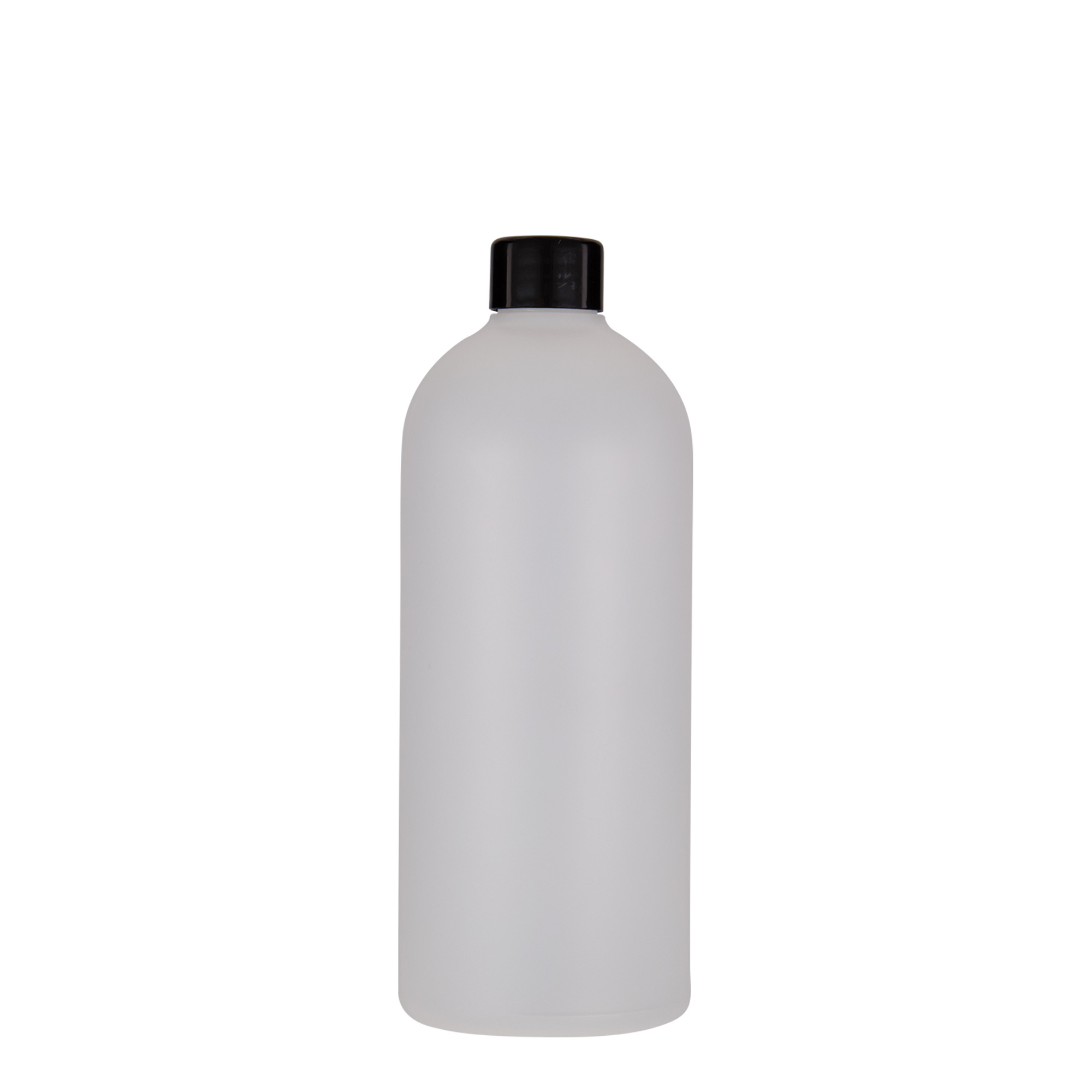 500 ml plastmasas pudele 'Tuffy', HDPE, dabīga, aizdare: GPI 24/410