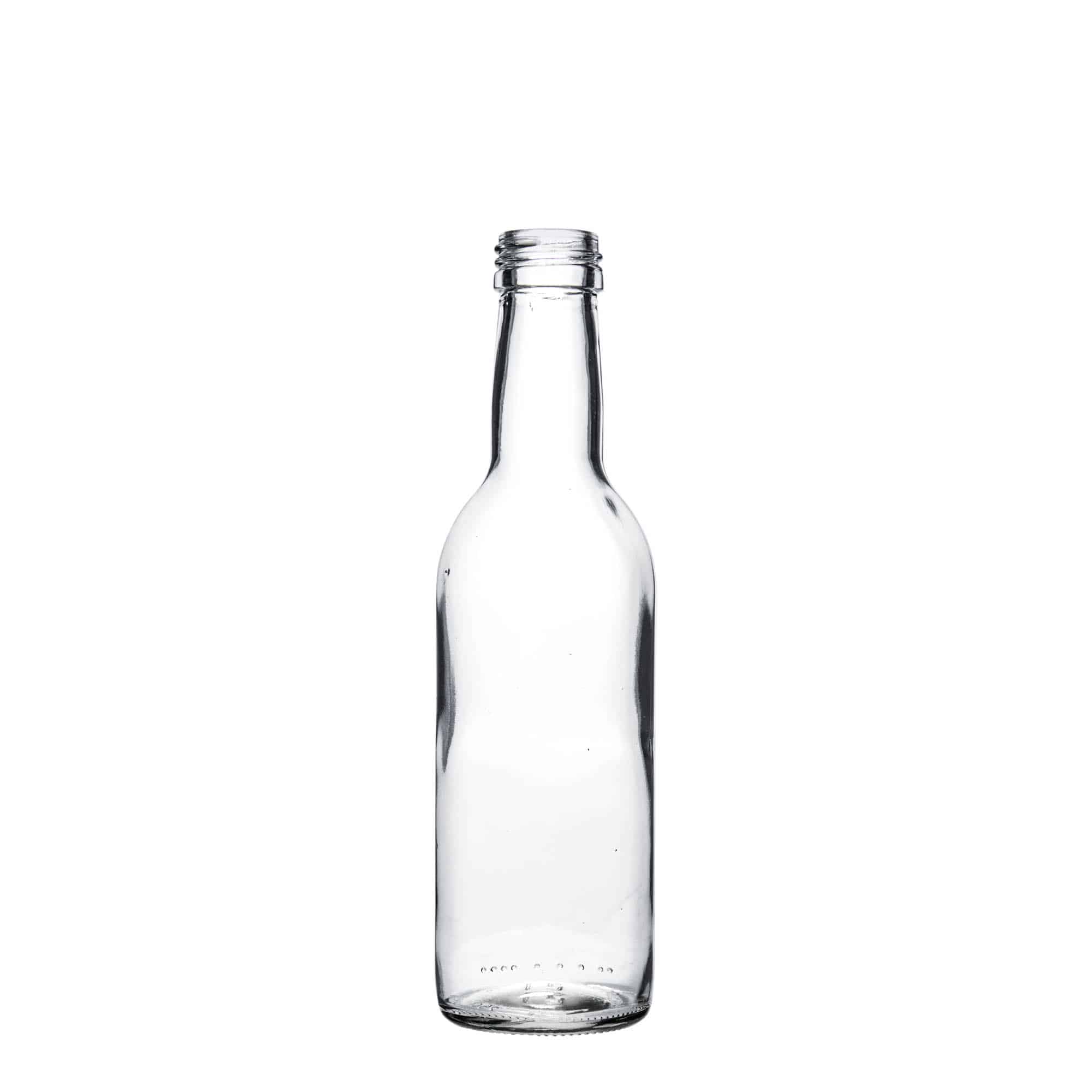 250 ml stikla pudele 'Bordeaux', aizdare: PP 28