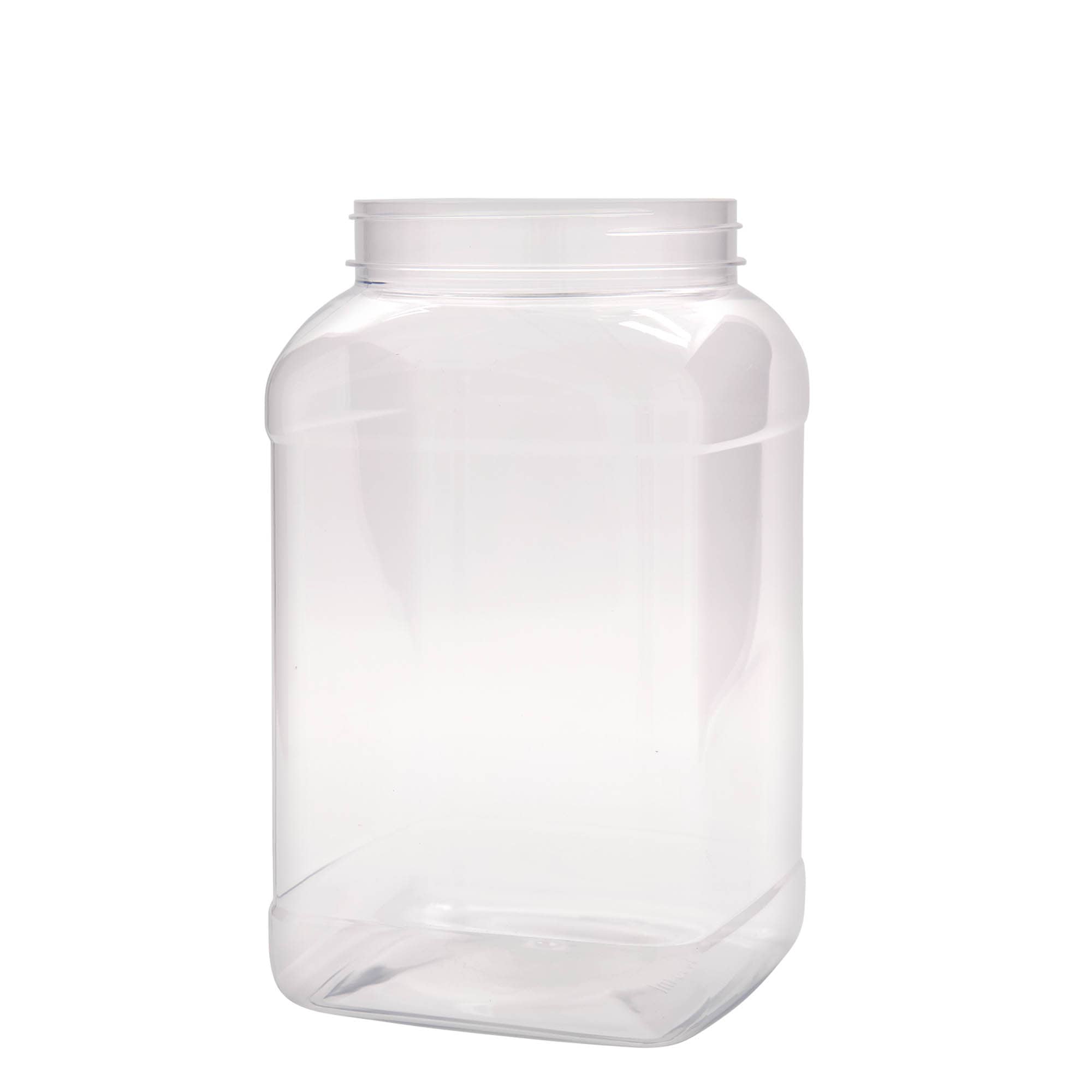 3000 ml PET kārba 'Dana', kvadrātiska, plastmasas, aizdare: 110/400