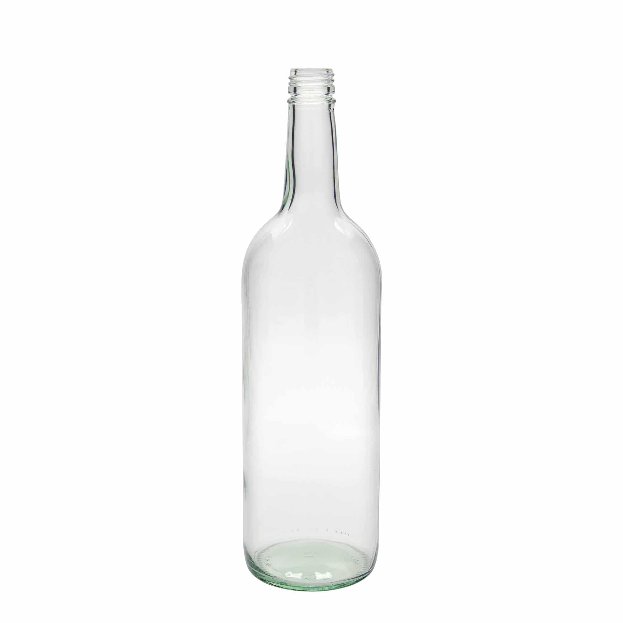 1000 ml universāla pudele, stikla, aizdare: PP 28